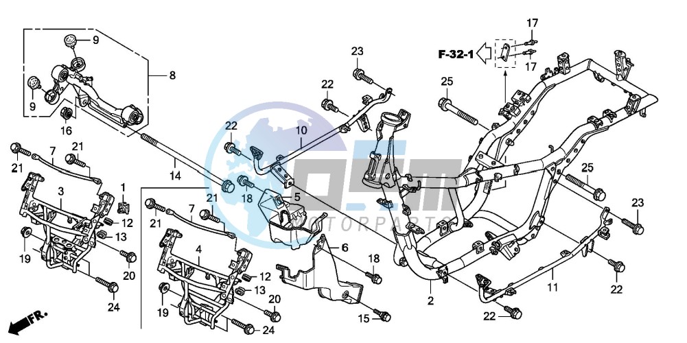 FRAME BODY (FES1257/A7)(FES1507/A7)