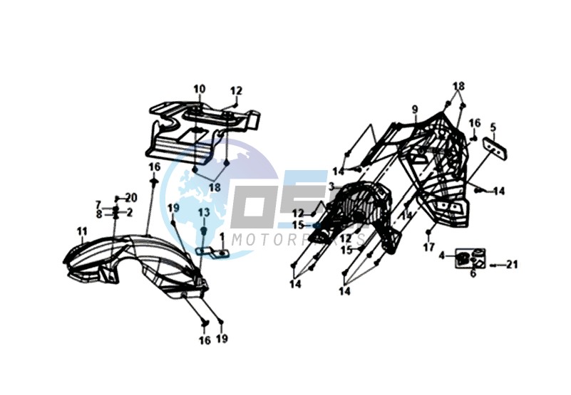 REAR MUDGUARD - MUDGUARD