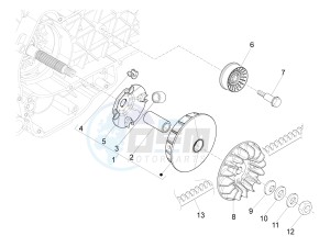 MP3 500 Sport Business ABS E3-E4 (NAFTA) drawing Driving pulley