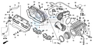 CB1300SA CB1300SUPERBOLD'OR drawing AIR CLEANER