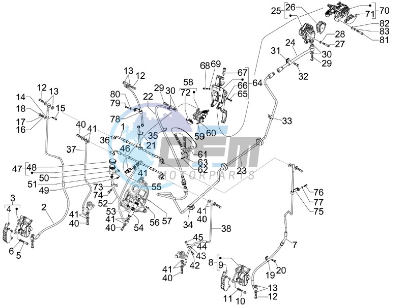 Brakes hose  - Calipers