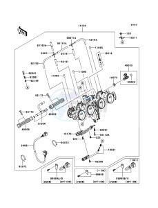 Z750 ZR750L7F GB XX (EU ME A(FRICA) drawing Throttle