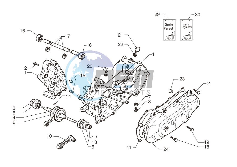 Crankcase – Crankshaft