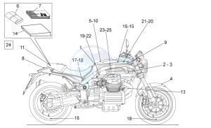 Griso S.E. 1200 8V drawing Plate set-decal-op.handbooks