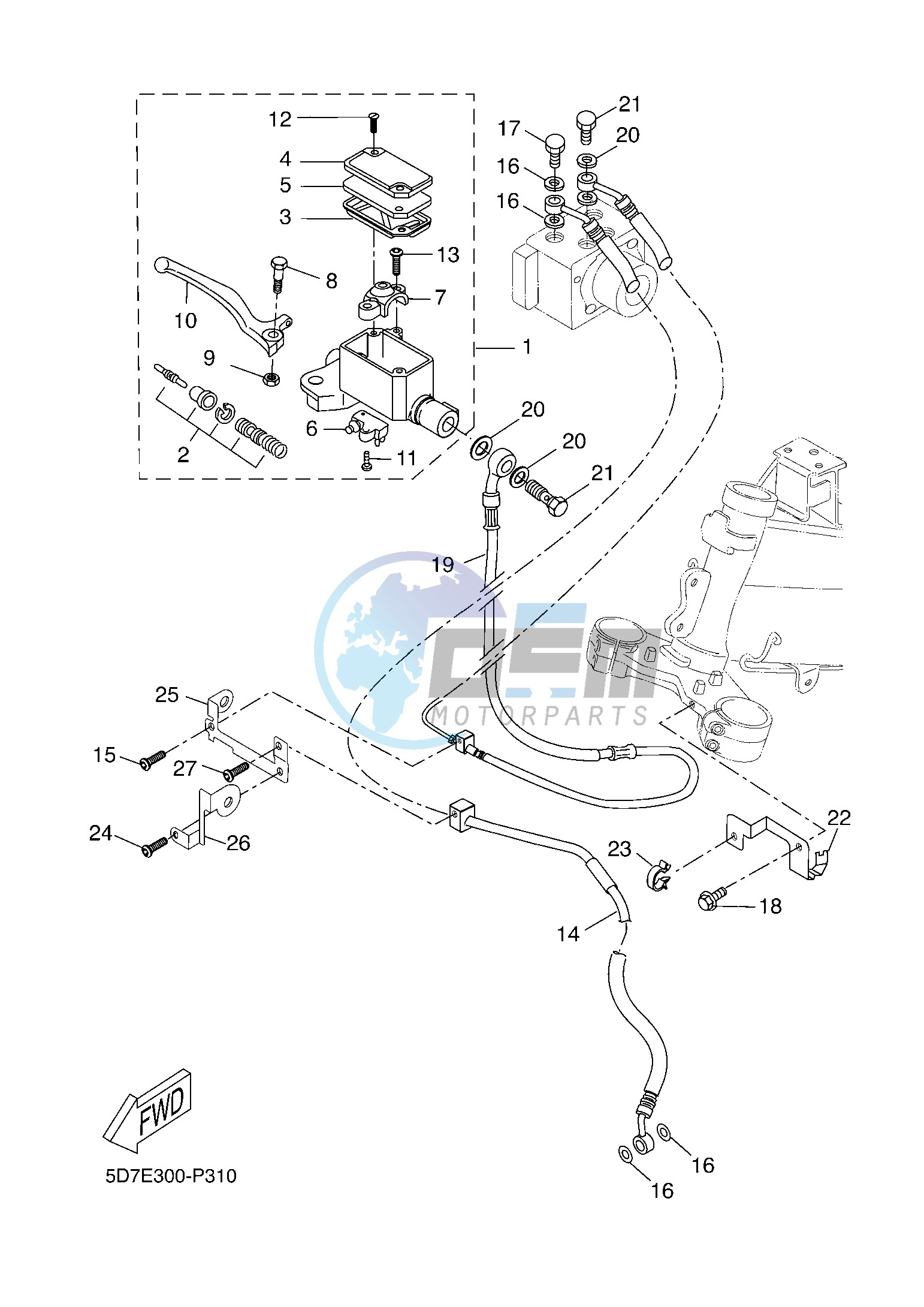 FRONT MASTER CYLINDER