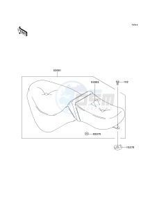 VN 800 B [VULCAN 800 CLASSIC] (B10) B10 drawing SEAT