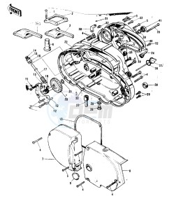 F9 A (-A) 350 drawing ENGINE COVERS -- 72-73 F9_F9-A 350- -