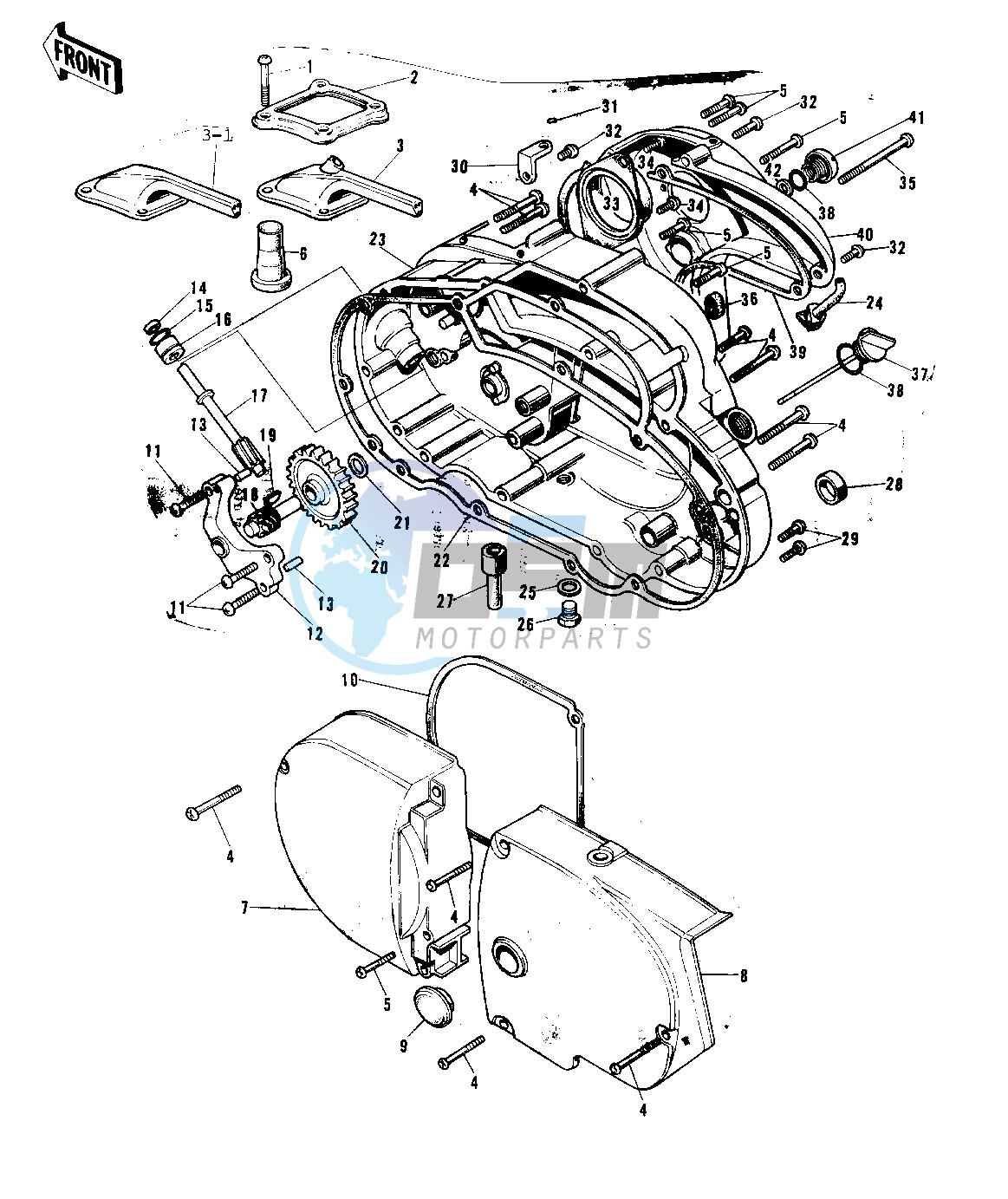 ENGINE COVERS -- 72-73 F9_F9-A 350- -