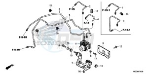 CB1100CAH UK - (E) drawing ABS MODULATOR