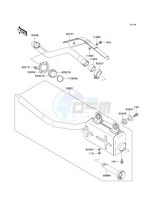 KLF 300 [BAYOU 300] (B15-B17) [BAYOU 300] drawing MUFFLER-- S- -