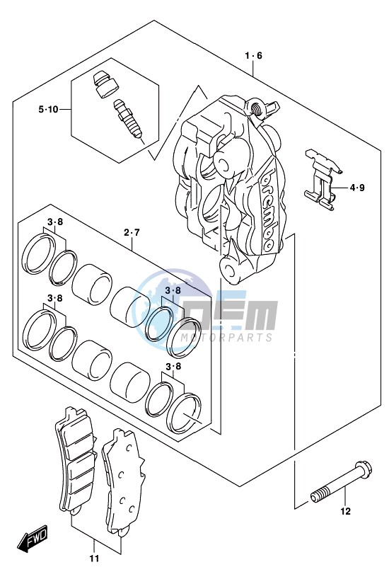 FRONT CALIPER