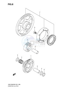 GSX-R600 (E2) drawing STARTER CLUTCH