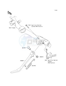 VN 900 D[VULCAN 900 CLASSIC LT] (6F-9F) D8F drawing STAND-- S- -