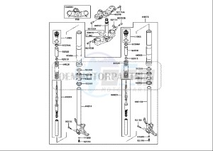 ZX-6R NINJA - 636 cc (EU) drawing FRONT FORK