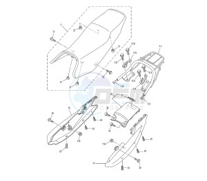 YBR 125 drawing SEAT 51D1