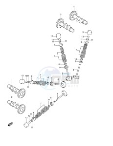 DL650 (E2) V-Strom drawing CAMSHAFT   VALVE