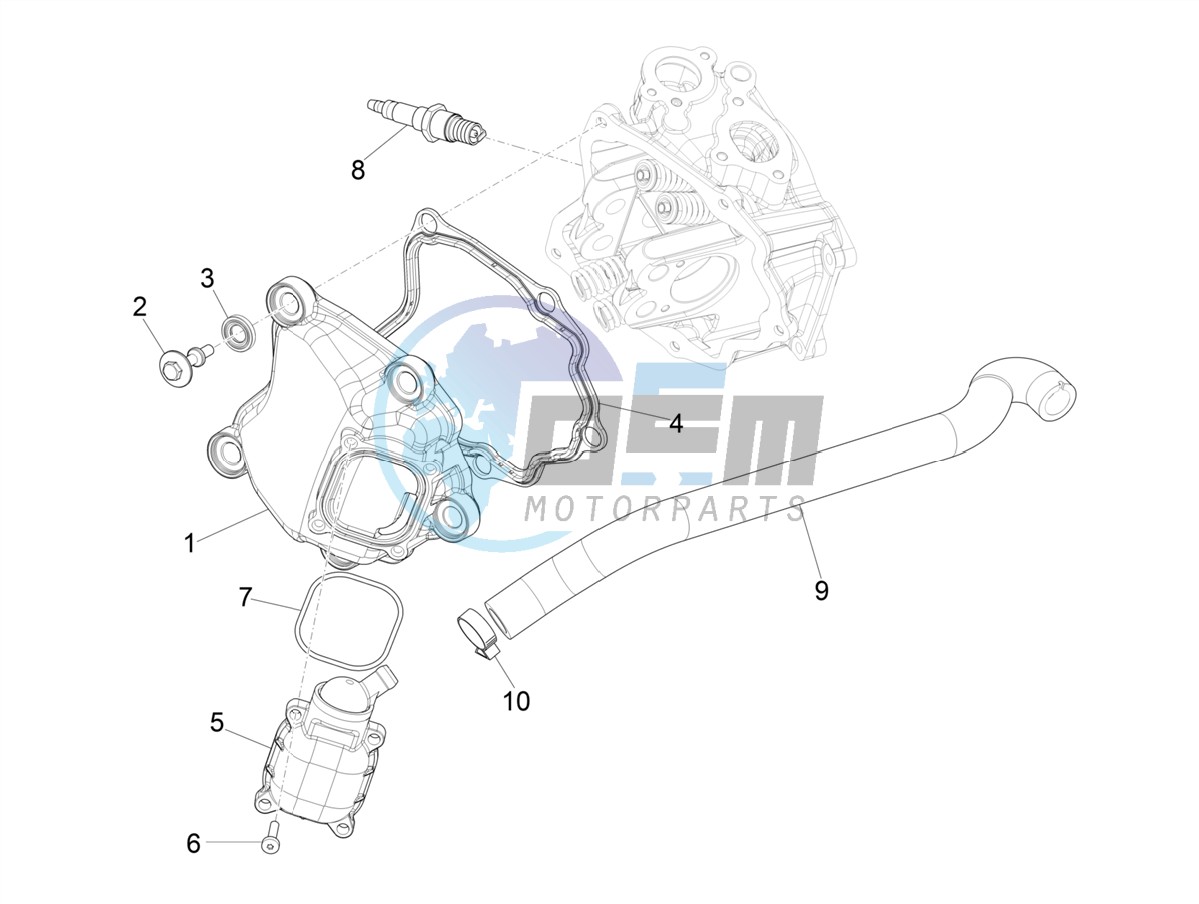 Cylinder head cover