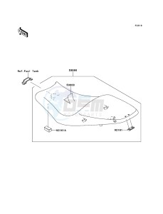 ER-6n ABS ER650B6F GB XX (EU ME A(FRICA) drawing Seat