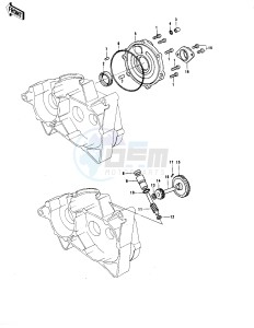 KE 175 B [KE175] (B1-B3) [KE175] drawing ROTARY VALVE COVER_TACH. DRIVE