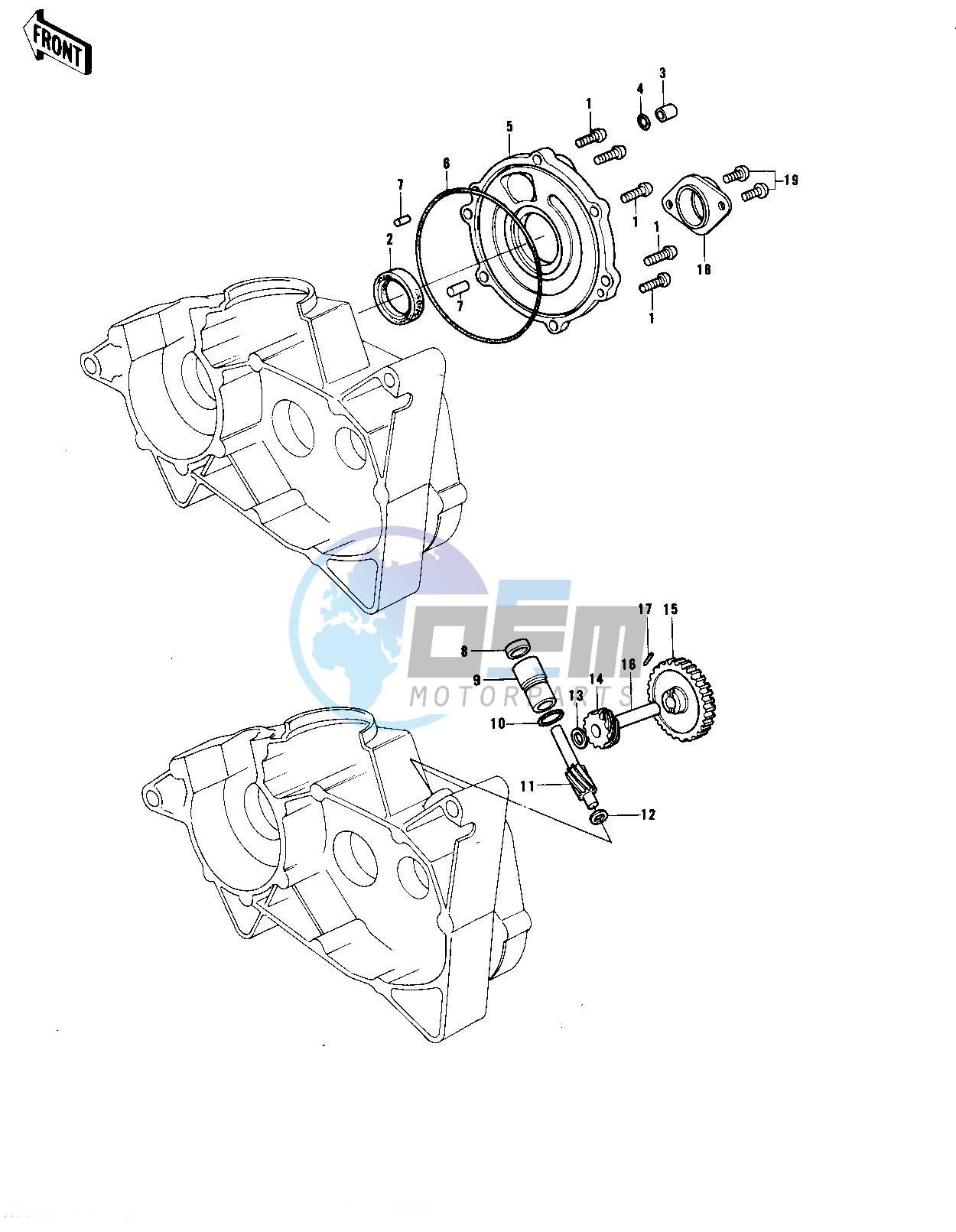 ROTARY VALVE COVER_TACH. DRIVE