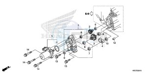 TRX420FA1G TRX420 Europe Direct - (ED) drawing CONTROL MOTOR