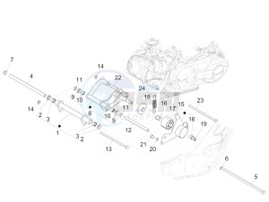 GTS 300 ie Super (EMEA, APAC) (AU, HK, IN, IT, J, SG, TW, UK) drawing Swinging arm