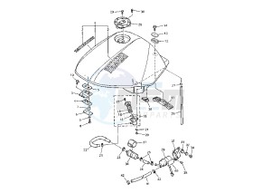 XJ S DIVERSION 900 drawing FUEL TANK