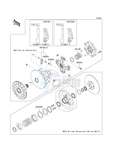 KVF 360 B [PRAIRIE 360] (B6F-B9F) B7F drawing OPTIONAL PARTS-- CONVERTER- -