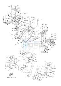 XTZ690 TENERE 700 (BEH1) drawing FENDER