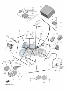 YZF600 YZF-R6 RaceBASE (BN6P) drawing ELECTRICAL 2