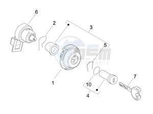 LX 50 2T D drawing Locks