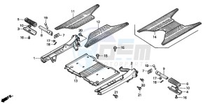 NH80MD drawing FLOOR PANEL/FLOOR BOARD