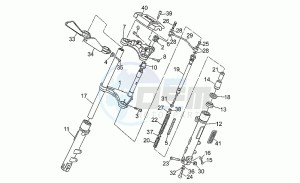 Nevada 350 Club Club drawing Front shock absorber