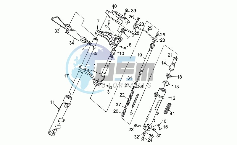 Front shock absorber