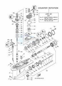 LF250XCA drawing PROPELLER-HOUSING-AND-TRANSMISSION-3