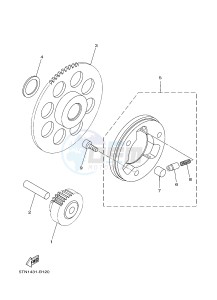 T110C (1DU8) drawing STARTER CLUTCH