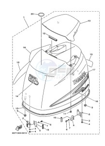 F100D drawing FAIRING-UPPER