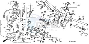 ST13009 UK - (E / MKH MME) drawing HANDLE PIPE/TOP BRIDGE