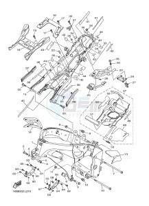 YZF-R1B 1000 (1KBH) drawing FRAME