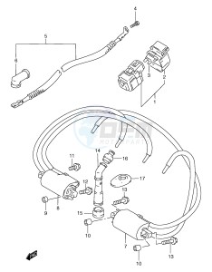 GSF1200 (E2) Bandit drawing ELECTRICAL (GSF1200SAV SAW SAX SAY)