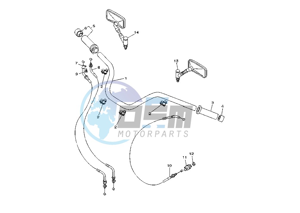 STEERING HANDLE -CABLE