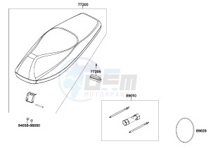 AGILITY 125cc drawing Seat