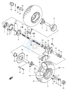 LT50 (P1) drawing REAR WHEEL