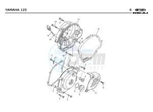 RS2-125-NACKED-RED drawing ENGINE COVERS  EURO2