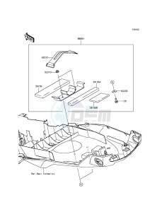 VERSYS 1000 KLZ1000BFF FR GB XX (EU ME A(FRICA) drawing Accessory(U-Lock Bracket)