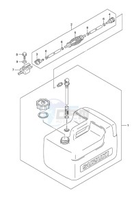 DF 9.9 drawing Fuel Tank