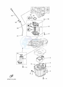 F250HETX drawing VENTILATEUR-DHUILE