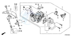 SH300C drawing THROTTLE BODY