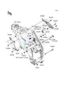 NINJA ZX-10R ZX1000E8F FR GB XX (EU ME A(FRICA) drawing Engine Mount