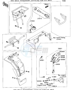 KAF 540 C [MULE 2010] (C1) [MULE 2010] drawing OPTIONAL PARTS-- FRONT- -